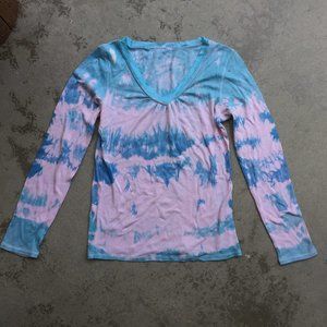 Tie Dye V-Neck Top
